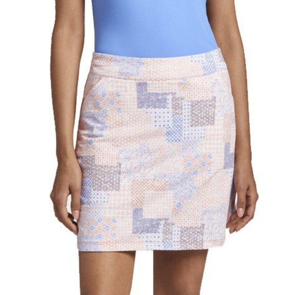 NWT Peter Millar Women's Alice Petal Hem Skort Patchwork